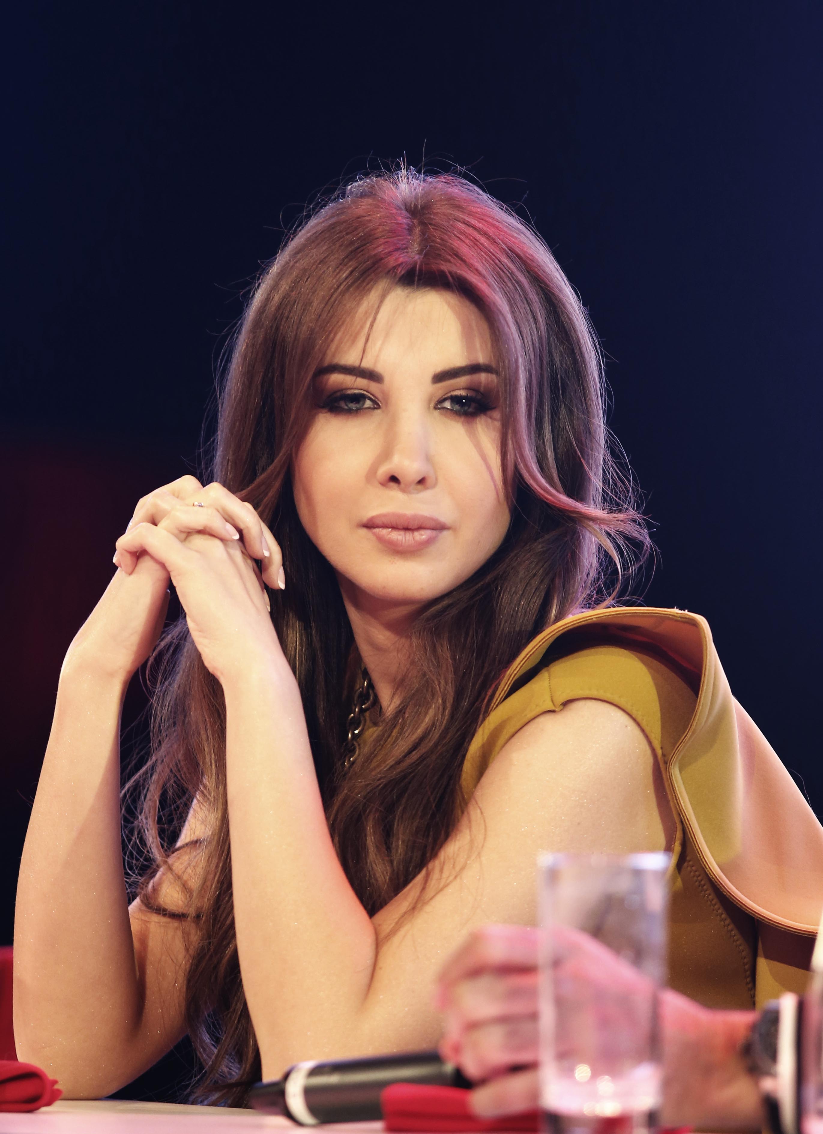 Music Nation » MBC1 & MBC MASR Arab Idol 2 Press Conference – Nancy Ajram 