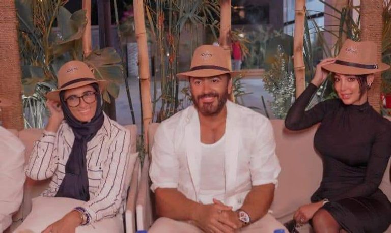 196 103337 basma bousil surprises tamer hosny restaurant 3